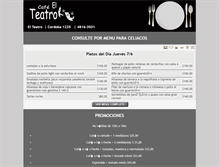 Tablet Screenshot of elteatro.platosdeldia.com.ar