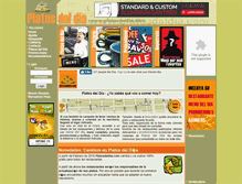 Tablet Screenshot of platosdeldia.com.ar