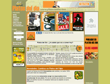 Tablet Screenshot of platosdeldia.com