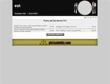Tablet Screenshot of eat.platosdeldia.com.ar